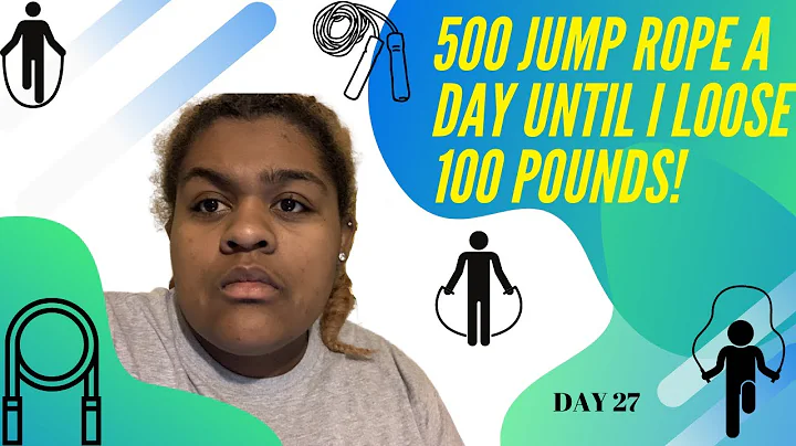 500 Jump Rope A Day Until I Loose 100 pounds- Day 27