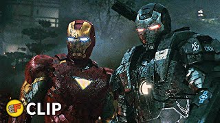 Iron Man & War Machine vs Drones & Vanko - Final Battle Scene | Iron Man 2 (2010) Movie Clip HD 4K