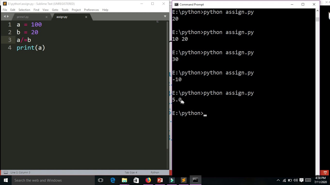 08 Assignment Operator In Python YouTube 08 Assignment Operator In Python YouTube