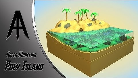 Cinema 4D | Speed Modeling | Poly Island