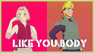 MMDナルト! - Naruto  | Naruto x Sakura - I really like your body  (Rus sub)