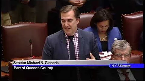 Senator Gianaris honors the life of former Assembl...