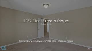 1237 Clear Stream Ridge, Auburn, GA  30011