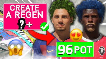 CREATING MY OWN CUSTOM REGENS IN FIFA 20 CAREER MODE and it was INSANE!!