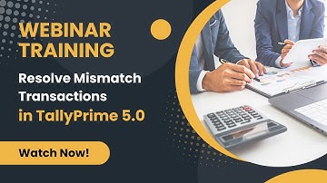 Resolve Mismatch Transactions in TallyPrime 5.0 | 21 Sep 2024 | Subscribe Us |  #RSPL