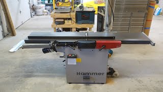 How to Adjust Hammer A3-41 Jointer/Planer Tables