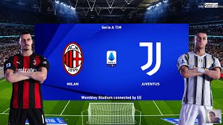 PES 2021 | AC Milan vs Juventus FC | SERIE A TIM | C.Ronaldo vs Ibrahimovic | Gameplay