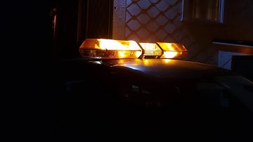 Code 3 MX7000 amber lightbar