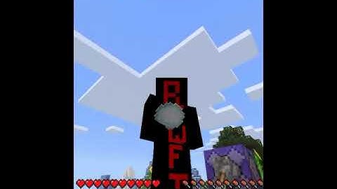 How to fly in Minecraft using snowball :) #shorts