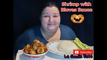 Shrimp with Bloves sauce