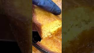 Honey Butter Cornbread #SHORTS: | The Easiest and Softest Cornbread Recipe Ever!