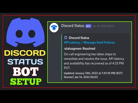 How To Get Discord Status Updates In Your Server Discord Status Bot Webhooks Tutorial 22 Youtube