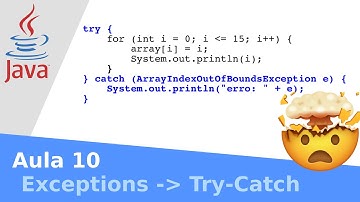 LOO - Exceptions e Try-Catch no Java (Exemplos Práticos)