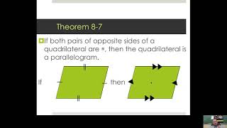 Geom8.3.1 Tests for Parallelograms