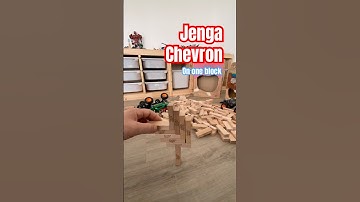Jenga Challenge: Making Blocks Stand on one Junga #jengafun #jengablocks #jengachallenge