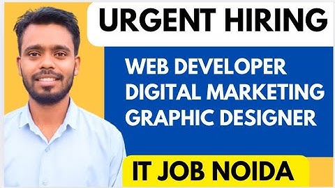 Web Developer Digital Marketing Graphic Designer Jobs Noida Noida jobs for freshers IT Jobs in Noida