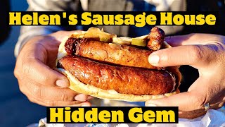 A popular hidden Delaware Breakfast shop! 'Helen's Famous Sausage House'