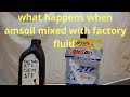 AMSOIL atf mixed with factory atf. is it safe to mix amsoil transmission fluid with Oem trans fluid