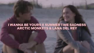 i wanna be yours x summertime sadness [arctic monkeys & lana del rey] — edit audio Resimi