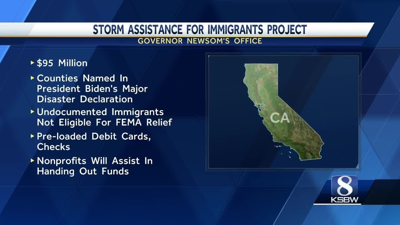 California to provide disaster relief funds for undocumented immigrants