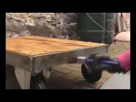 How to make a Industrial Coffee Table - Easy Welding Project thumbnail