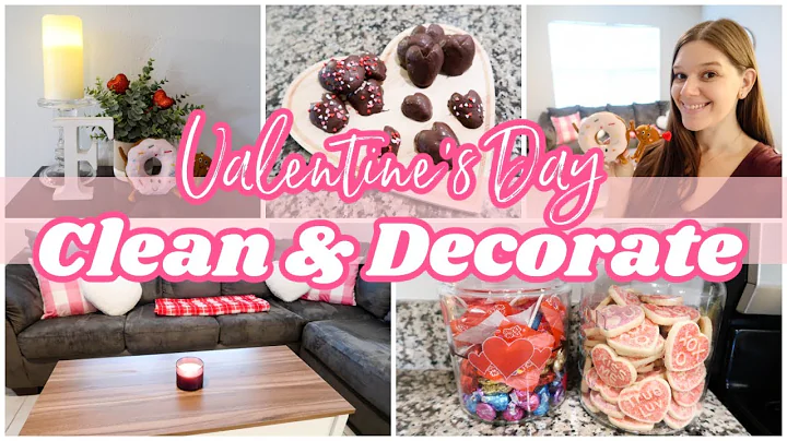 VALENTINE'S DAY CLEAN + DECORATE WITH ME 2022 | VALENTINE'S DAY DECOR IDEAS 💖