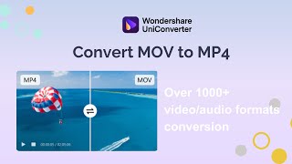 How to Convert MOV to MP4 in Second! | Video Converter