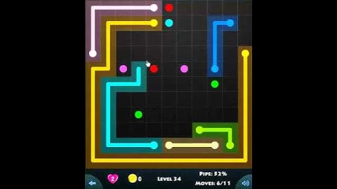 flow game facebook - 11 x 11 mania level 34 Connect the dots