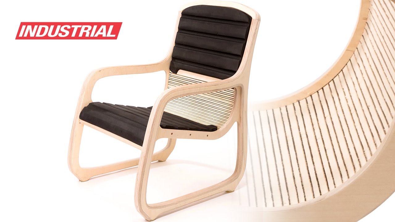 Cnc Project Kerf Chair Designed By Boris Goldberg W Amana Tool