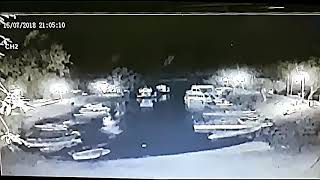 Ovni baja del cielo y se sumerge en laguna, Victoria Entre Rios 15/07/2018