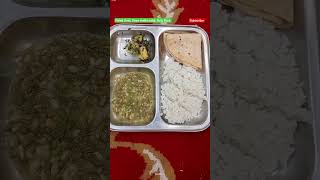 Palak Daal, soya methi sabji,roti, rice.shortvideo trending ytshorts subscribe reels rice