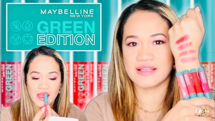 Green Maybelline Edition Lip Blush | Balmy - Swatches YouTube Lip 2022