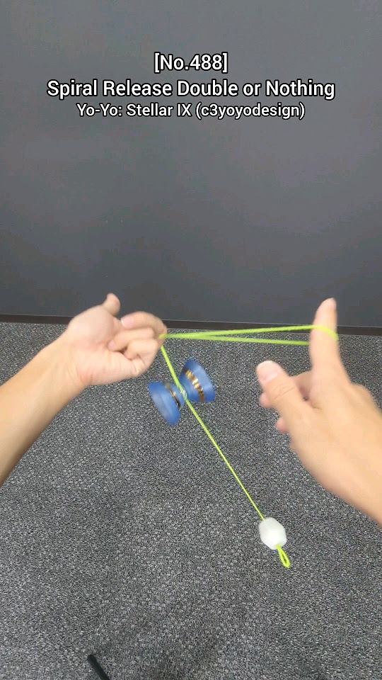 [No.488]🪀Today's YoYo Trick & Tutorial Spiral Release Double or