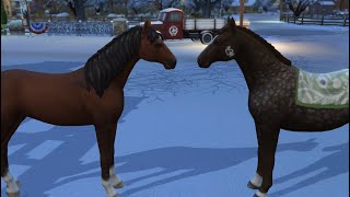 The Sims 4 Horse Ranch - Winter Has Arrived - We Almost Have A Tiny House