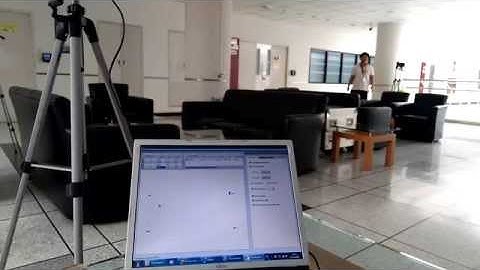 Test of Indoor Positioning System