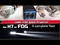 Laser High Beam with Projector Lens for H7 High Beam or FOG