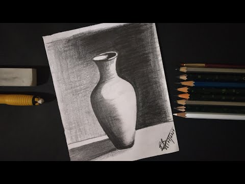 How to Draw a Still Life Vase  Drawing with Pencil Sketching  StepbyStep howtodraw stilllife