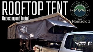 The Overland Vehicle Systems - OVS Nomadic 3 Rooftop Tent - Set-up, Install and Walkthrough screenshot 5