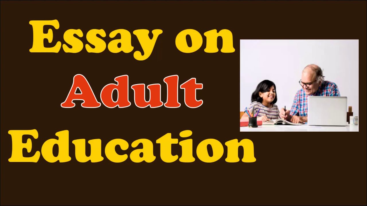 essay on adult learning