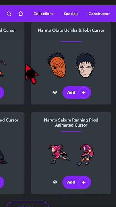 Naruto Sharingan Eye Animated Cursor - Sweezy Cursors