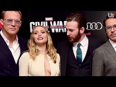 Chris Evans Cant Stop Staring At Elizabeth Olsens Red Carpet Cleavage Chris Evans Cant Stop Staring At Elizabeth Olsens Red Carpet Cleavage