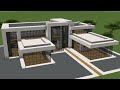 Minecraft - How to build a modern house 80