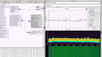 HackRF one with GNURadio FM radio receiver
