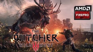 AMD Radeon R9 m200x (AMD FirePro M5100 ) series Gaming performance || The Witcher 3  on Dell M4800