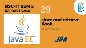 Enterprise Java Tutorial: Create simple JPA application to store and retrieve Book details.
