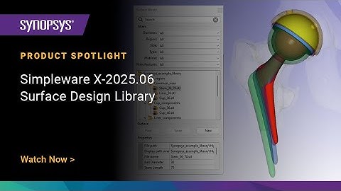 Simpleware X-2025.06 - Surface Design Library