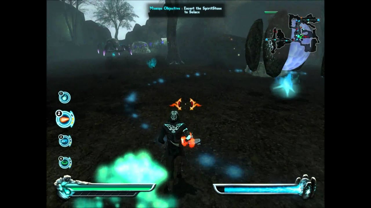 SpiritStone Gameplay: Escort Level