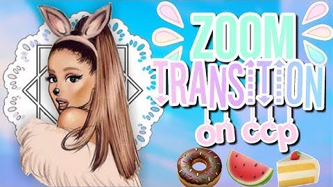 Zoom transition tutorial on ccp!