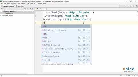 (Lập trình Python)B13 Bài tập rèn luyện Tính điểm trung bình