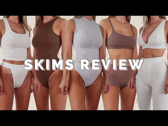 Skims Fits Everybody Stretch-woven Thong Xx in Brown